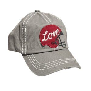 Love Football Helmet Cap